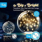 TIALLY Fairy Floating Pool Lights Solar Powered - Warm White Balls (4 Pack) - Image 4