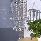Chandelier Wind Chimes Shape Clear Crystal Prisms Balls Beads Hanging Suncatcher Pendant Garden Outdoor Home Decor Gifts - Image 7