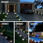 Solar Ground Lights Outdoor, 12 Pack Solar Lights Outdoor Waterproof White - Image 7