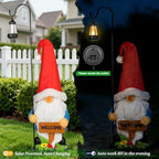 Enrichoice 39" Tall Large Garden Gnomes Outdoor with Solar Lantern, Weatherproof PVC Gnomes Decorations for Yard Statue with Ground Stake for Lawn, Pathway, Patio & Porch Decor (Excluding Battery) - Image 2