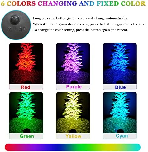 Solar Spot Lights Outdoor Color Changing,RGB Spotlights 6-in-1 - Image 2