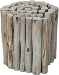 FOREVER BAMBOO Natural Eucalyptus Wood Solid Log for Garden Border Edging Landscaping Borders Lawn 72 in L x 12 in H x 1.25 in D by FOREVERBAMBOO