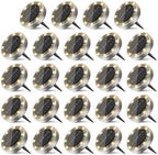 24 Pack Solar Lights Outdoor Waterproof, 8 LED Solar Ground Lights by Unknown