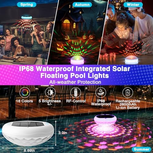 BOXPSII Pool Lights 4 Pack, for Inground Pool, Above Ground Pools - Image 4