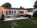Outdoor String Lights 48ft with 23+2 Spare Bulbs, Shatterproof Dimmable Waterproof, LED 1W 60LM 2200K Warm Glow for Indoor/Outdoor Decoration and Lighting -Black Wire - Image 5
