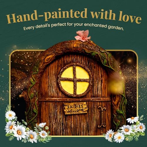 Fairy Doors for Trees with Glow in the Dark Mushrooms, Fairy Door, Fairy Garden, Fairy House Kit, Fairy Garden Accessories Outdoor kit, Fairy Doors for Trees Outdoor, Fairy Doors - Image 6