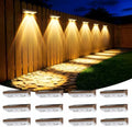 Solar Fence Lights Outdoor, 12 Pack Fence Lights Solar Powered by Unknown
