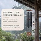 Hummingbird Wind Chimes for Outside Deep Tone, Gift for Women Mom - Image 5