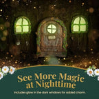 Fairy Doors for Trees with Glow in the Dark Mushrooms, Fairy Door, Fairy Garden, Fairy House Kit, Fairy Garden Accessories Outdoor kit, Fairy Doors for Trees Outdoor, Fairy Doors - Image 7