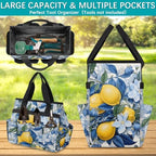 Lemon Garden Tool Bag Organizer Heavy Duty Fruit Flower Gardening Tote Bag with 10 Pockets for Women Men Gardening Gifts - Image 5