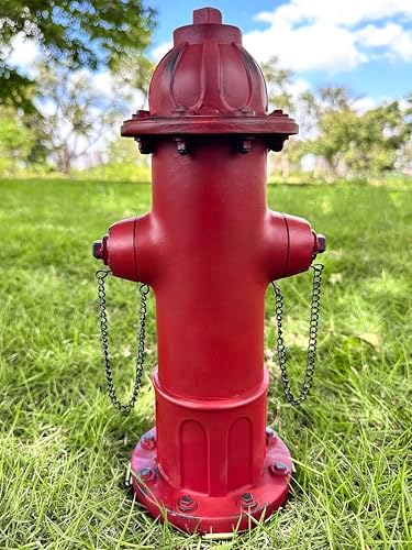 Teaeeno Retro Puppy Training Fire Hydrant for Dogs,Resin Outdoor Statue for Small Dogs, Pee Post Aid & Delightful Outdoor Garden Decor, Dog Statue with Pee Post, Hand-Painted,Weather,Outdoor Ornament - Image 2