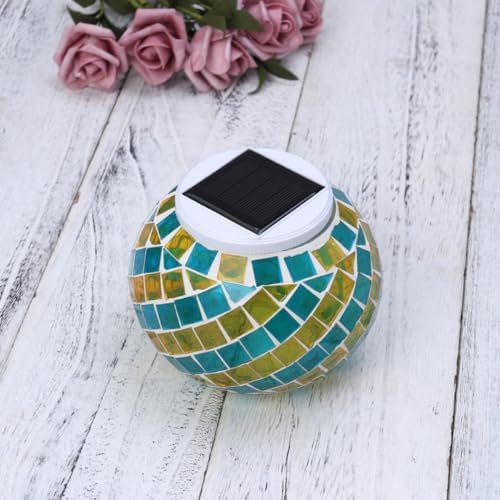 Alipis Glass Solar Lawn Light Color Changing Outdoor Lamp for Garden - Image 6