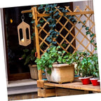 Handwoven Boho Lantern Shade Cover for Patio, Coffee PE - Image 6