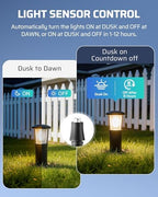 DEWENWILS 200W Low Voltage Transformer with 3 Independent Control Outputs, Landscape Transformer with Timer and Photocell Sensor, 120V AC to 12V/14V AC, Weatherproof, ETL Listed - Image 3