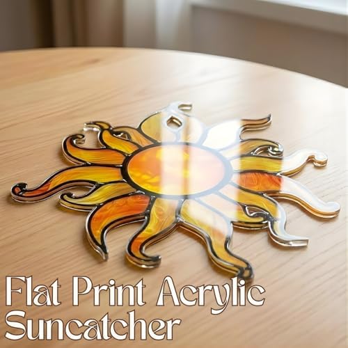 Otter Acrylic Suncatcher Indoor Colorful Window Hanging Ornament Outdoor Sun Catcher Panel for Home Decor Car Garden Crystal Gift Otter Couple Acrylic Suncatcher - Image 4