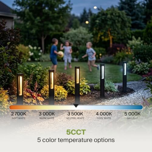 ASD Low Voltage Landscape Lighting, Outdoor Bollard Pathway Lights 5 Color - Image 4