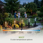 ASD Low Voltage Landscape Lighting, Outdoor Bollard Pathway Lights 5 Color - Image 4