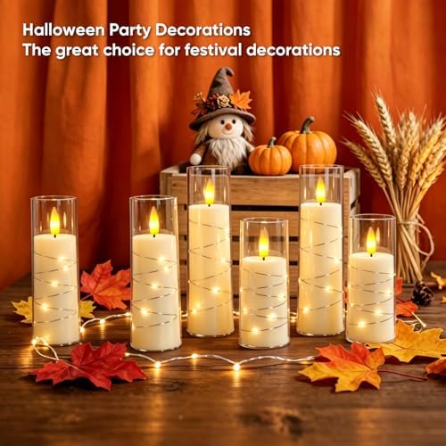 Raycare 18 Pcs Flameless Battery Operated Pillar Candles with Remote Timer - Image 3