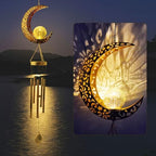 Outdoor Moon Light Wind Chimes, Mom Gift Moon Gifts, Mother Decor, Garden Gifts, Sympathy Wind Chimes Outdoor for mom, Grandma, Memorial Wind Chime. by JOBOSI