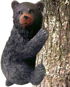 BestGiftEver Resin Black Bear Sculpture - Cub Tree-Mounted Ornament by BestGiftEver
