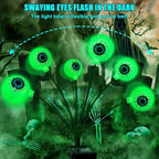NBQQ Halloween Decorations Outdoor Solar Scary Eyeball Lights - Image 4