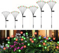 Red and Green Solar Firefly Lights Outdoor Christmas Decor 6 Pack by Unknown