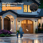 18'' Large Motion Sensor Outdoor Lights, Dusk to Dawn Porch Light - Image 4
