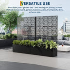 GarveeLife Metal Planter Box with Trellis 71"x47"x16", with Drainage Holes - Image 6