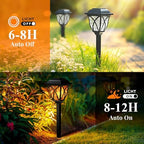 GIGALUMI Solar Lights Outdoor Waterproof, LED Solar Garden Lights - Image 2