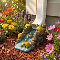 Turtle Splash Block - Decorative Resin Gutter Downspout Diverter, 11” x 6.1” x 6.9”, Durable Water Flow Protector for Yard, Garden & Patio, Functional Outdoor Tortoise Statue for Rainwater Drainage by Unknown