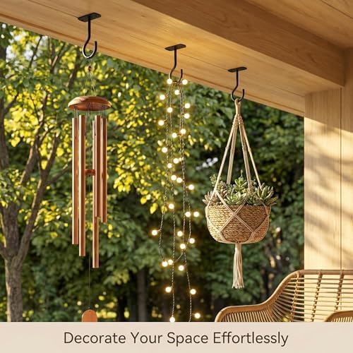 30Pack 2.5In Ceiling Hooks Bulk for Hanging Plants Black - Image 5