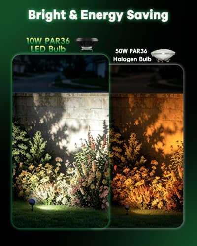 PAR36 Landscape LED Light Bulb 10W 12V Low Voltage Waterproof Spotlight for Outdoor Yard Lighting Tree Light, In-Ground Well Light, Daylight White 5000K - Image 2