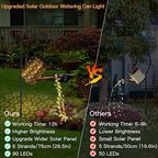 Solar Garden Lights Watering Can Lights Outdoor Garden Decor - Image 4