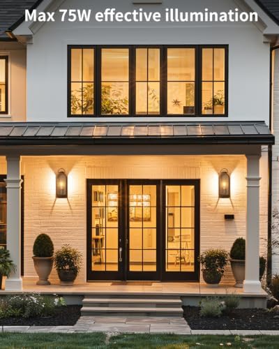 Outdoor Wall Lights Rustic Porch Light Bronze Exterior Lighting Fixture - Image 3