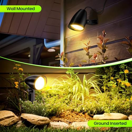 ZZXX 20W Outdoor Spotlight 120V Landscape Lighting, 1880LM 2700K Yard Light - Image 4