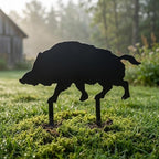 Didiseaon Black Metal Silhouette Garden Stake for Rustic Outdoor Spaces - Image 5