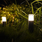 GOODSMANN 8PK Outdoor Low Voltage Bollard Lights 2W 2700K Warm White LED Landscape Pathway Light Kits Bronze Color - Image 5