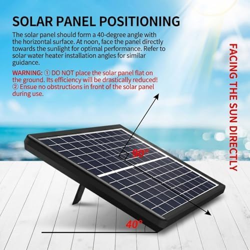 Solar Water Pump 12v With Solar Panel, Efficient Powered Water Pump For Pond Circulation, Filtration, And Aeration, Submersible Fountain Kit For Garden, Bird Bath, Feature - Image 2