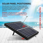 Solar Water Pump 12v With Solar Panel, Efficient Powered Water Pump For Pond Circulation, Filtration, And Aeration, Submersible Fountain Kit For Garden, Bird Bath, Feature - Image 2
