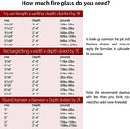 GasSaf 3/4 Inch Blended Fire Glass Beads for Outdoor Fire Pit, 20 Pound - Image 7