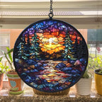 Moutain Range Acrylic Suncatcher - Image 4