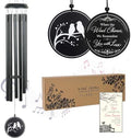 45" Memorial Large Wind Chimes Outdoor Deep Tone with 6 Heavy Tubes by Crocon