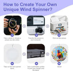 Sublimation Wind Spinner Blanks, 10 Pack Round Aluminum Blanks, 8 Inch - Image 6