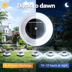 Solar Driveway Lights 12 Pack, Solar Walkway Lights Outdoor IP67 Waterproof, Solar Ground Lights Lighting for Yard Path Step Sidewalk Stair Pathway（White） - Image 7