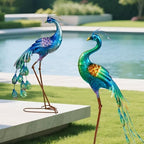 Metal Peacock Statue Garden Decor Yard Art Decoration Outdoor Sculpture - Image 4