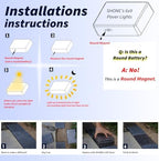SHONELIGHTING Solar Paver Lights, 6x9 Ground LED, 12-Color, RGBW, 6 Pk - Image 5