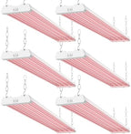 Sunco 6 Pack 4FT Full Spectrum LED Grow Lights, 80W, Super Bright by SuncoLighting