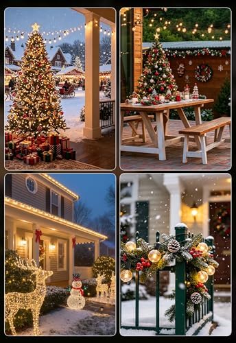 Outdoor String Lights 300FT Wateproof Outside Lighting for Patio Backyard - Image 5