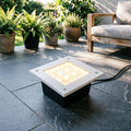 85-265V Underground Light LED, Outdoor Buried Lights, IP67 Waterproof LED Square Landscape Lights(Warm White Light,24W) by Unknown