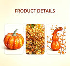 2Pcs Artificial Fall Pumpkin Tree Stakes, 22" Outdoor Plants Waterproof Halloween Yard Indoor Outdoor Decorations Stakes - Image 3